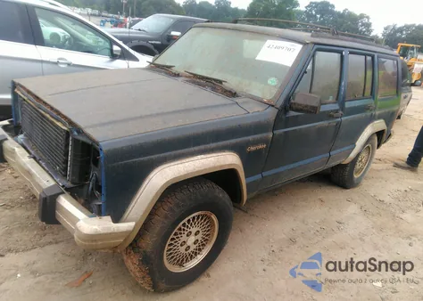1993 Jeep Cherokee Country из США, поврежденный, VIN 1J4FJ78S0PL519025